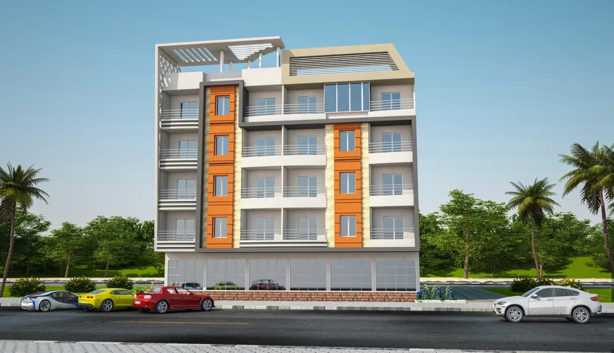 Marina View modern design render