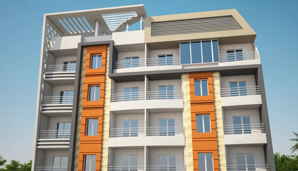 Marina View angled building view