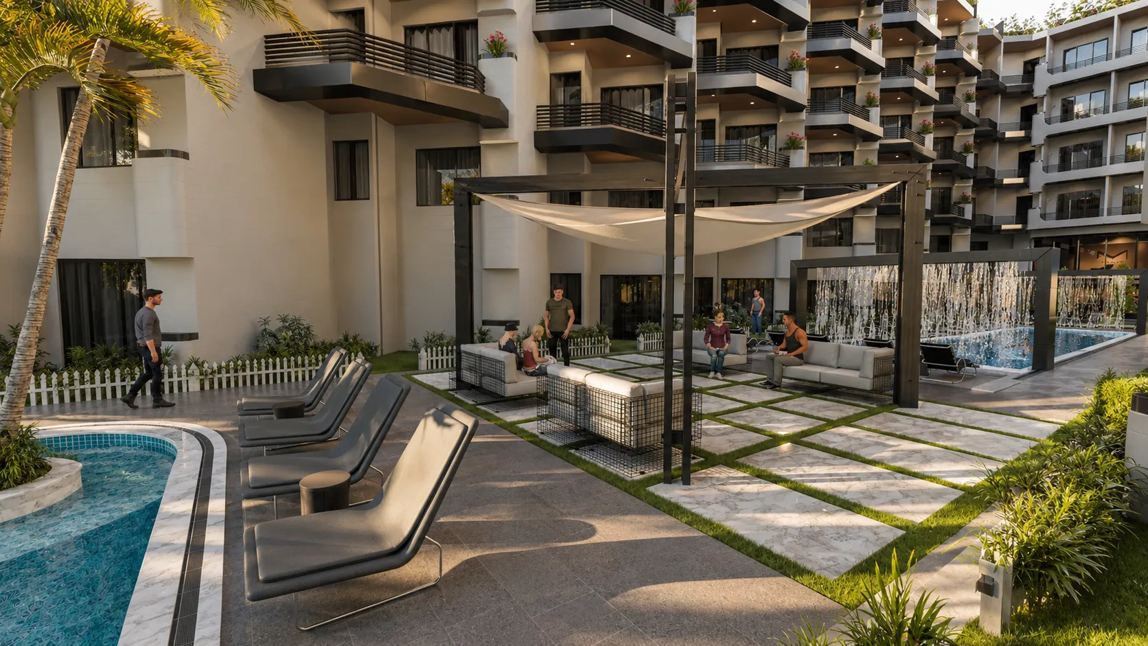 Ibiza Bay 3D render 15