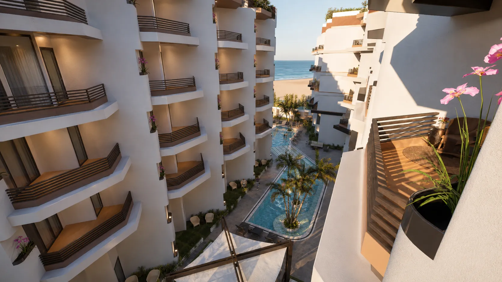 Ibiza Bay 3D render 17